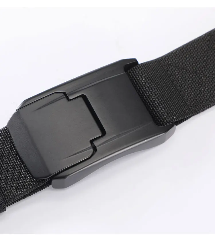 New Stretch Belt For Men and Women Quick Release Buckle Strong Real Nylon Unisex Elastic Belt Overalls Work Belt