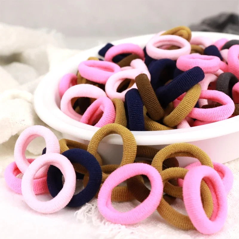 200/300PCS Women Girls Hair Ties Elastic Hair Bands Ponytail Hold Rubber Bands Scrunchie Hair Accessories for Girl Headband