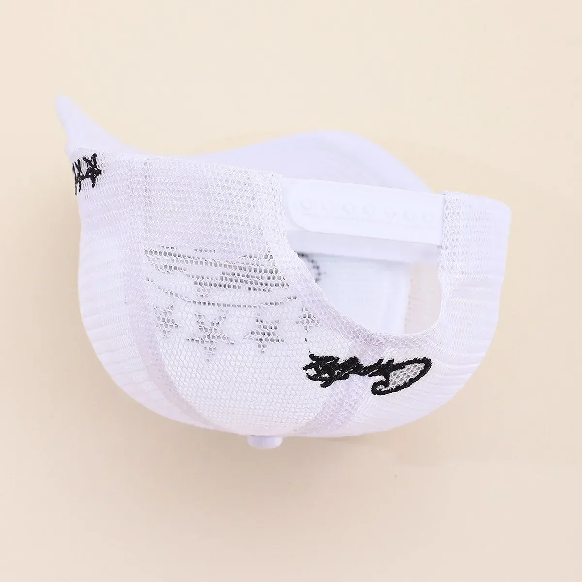 Fashionable Embroidered Baseball Hat Five Star Color blocked Mesh Breathable Summer Duck Tongue Hat Versatile Sunshade Truck Hat