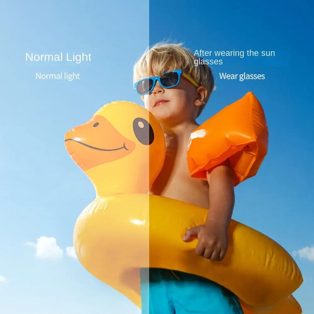 Fashion Cartoon Sunglasses Kids Summer UV400 Trend Sunshade Eyewear Anti-reflective Outdoor Sun Glasses for Children