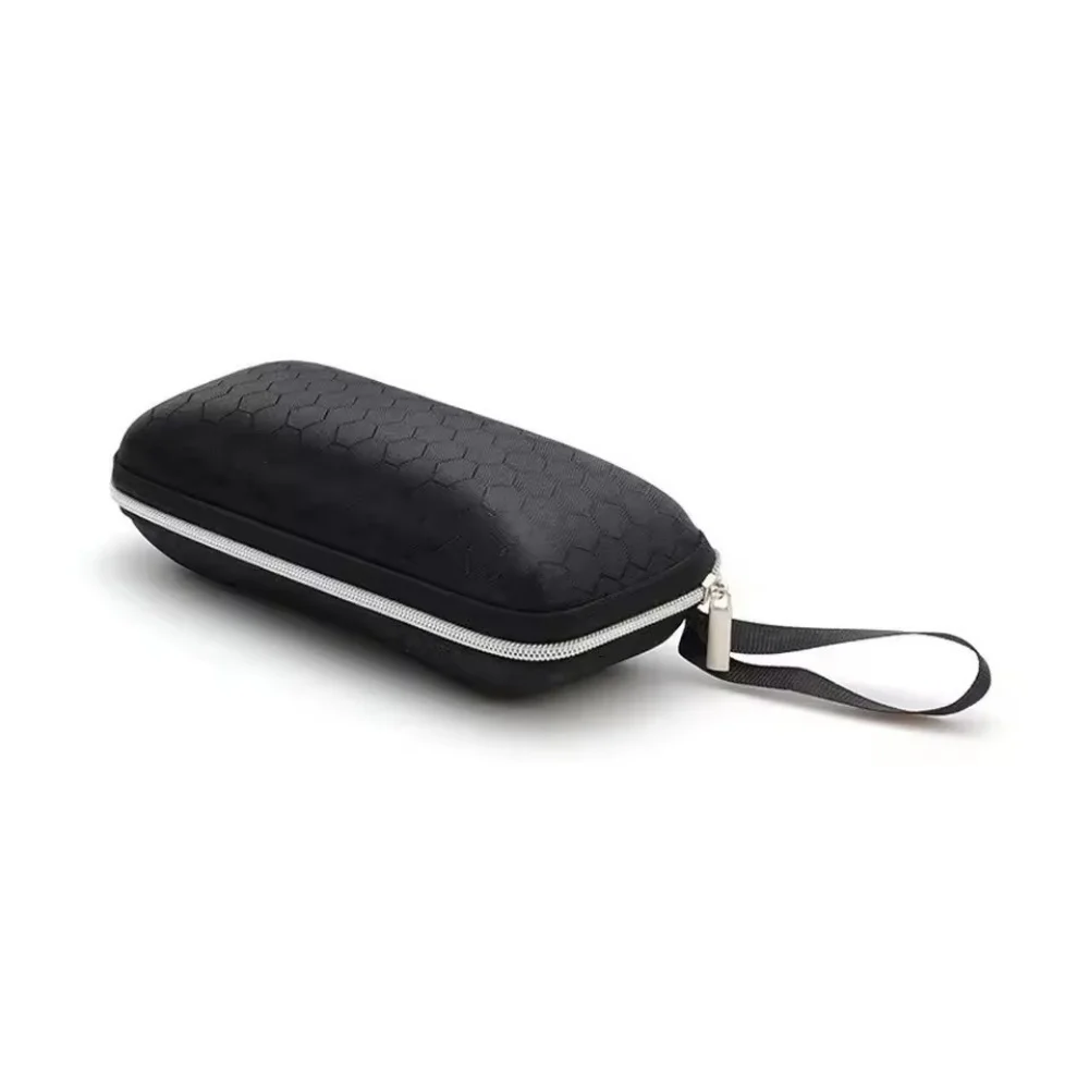 Honeycomb Glasses Case Storage Box Zipper Spectacle Case Sunglasses Case Black Sunglasses Zipper Bag