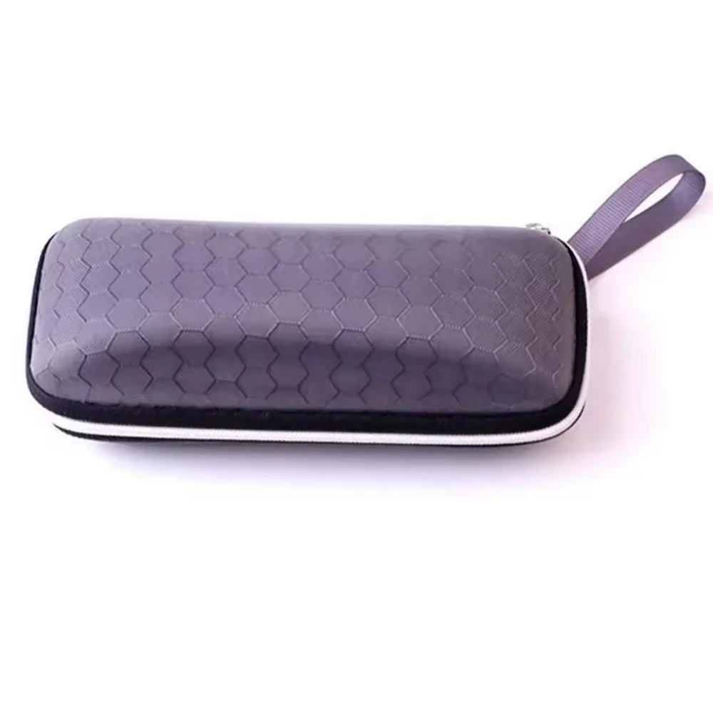 Honeycomb Glasses Case Storage Box Zipper Spectacle Case Sunglasses Case Black Sunglasses Zipper Bag