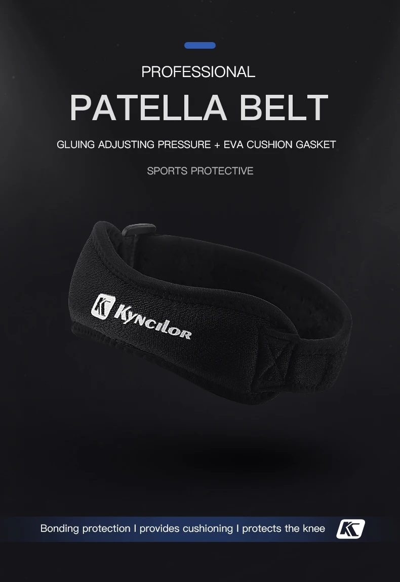 5/3/1 PC Knee Patellar Tendon Knee Support Strape Brace Adjustable Shock Absorption Compression Knee Pad Sleeve for Basketball