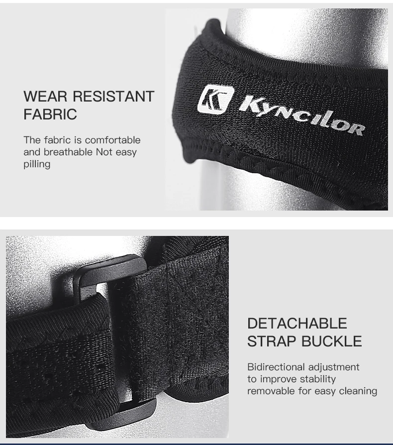 5/3/1 PC Knee Patellar Tendon Knee Support Strape Brace Adjustable Shock Absorption Compression Knee Pad Sleeve for Basketball