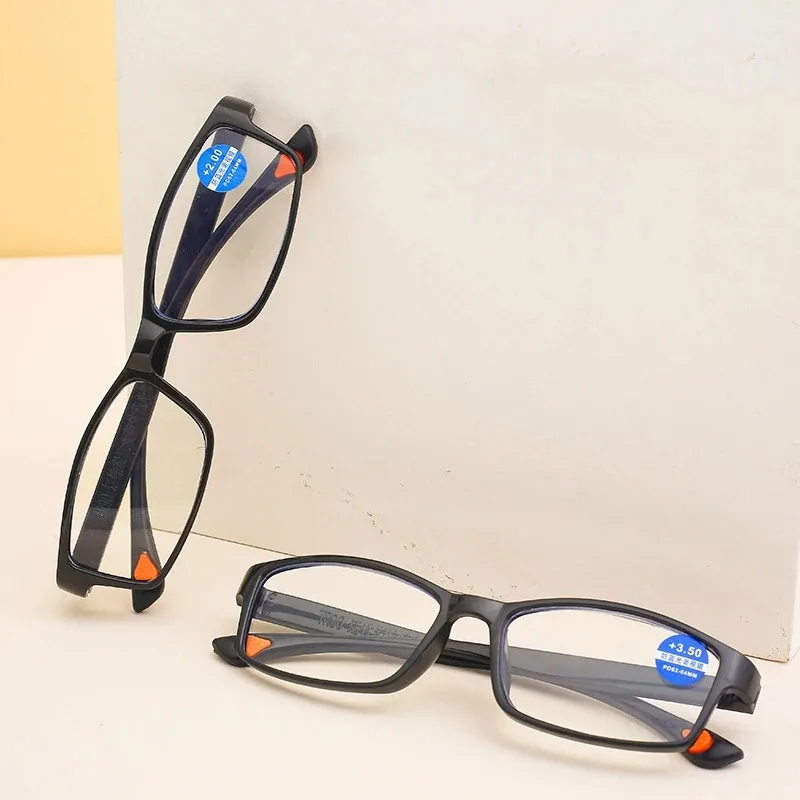 8PCS Men Reading Glasses for Men Women Unisex Ultra-light Presbyopic Glasses Optical Lenses +1.0 +1.5 +2.0 +2.5 +3.0 +3.5 +4.0