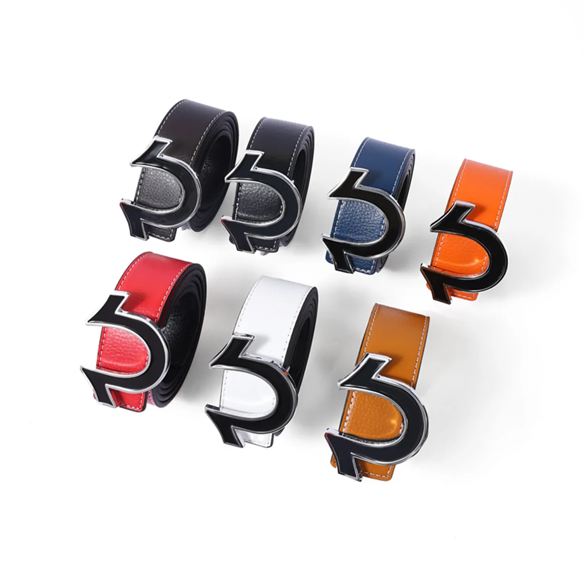 3.8cm New Style Men's Light Luxury Belt, Trendy Jeans, Trousers, Casual Pants, Versatile Pants Belt, 7 Colors