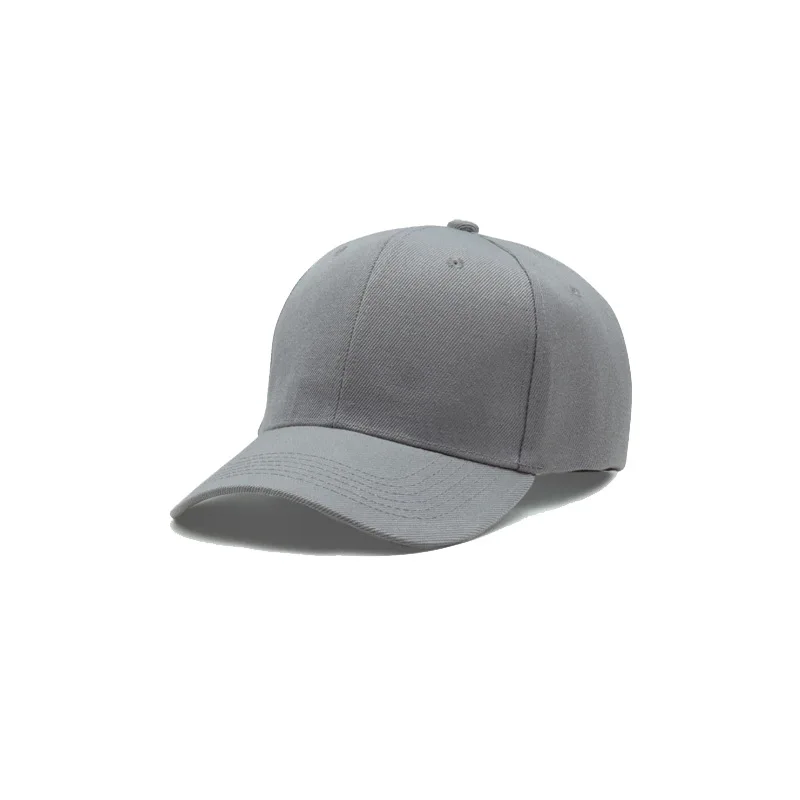 Customized Printed Logo DIY Baseball Cap Unisex Adjustable Men Women Sport Trucker Hat Solid Color Personalized Caps