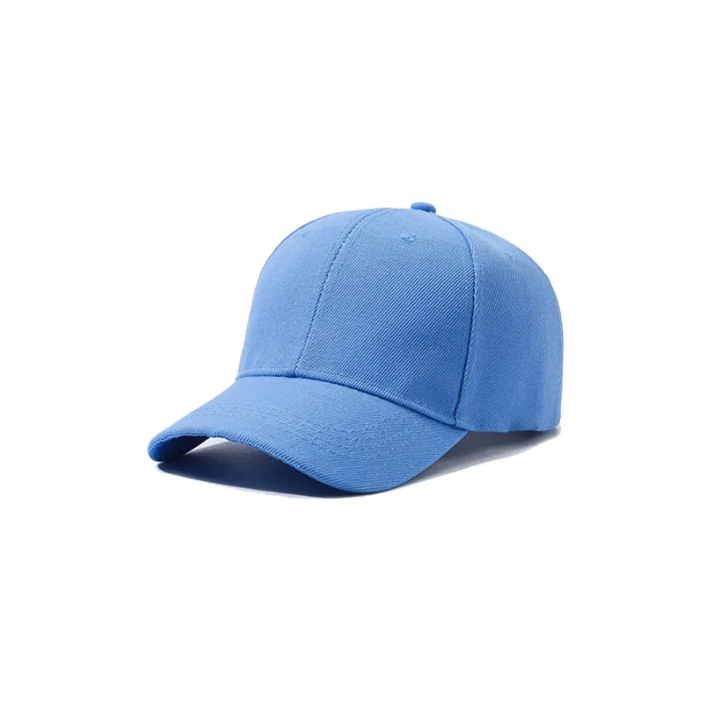 Customized Printed Logo DIY Baseball Cap Unisex Adjustable Men Women Sport Trucker Hat Solid Color Personalized Caps