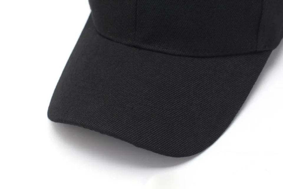 Customized Printed Logo DIY Baseball Cap Unisex Adjustable Men Women Sport Trucker Hat Solid Color Personalized Caps