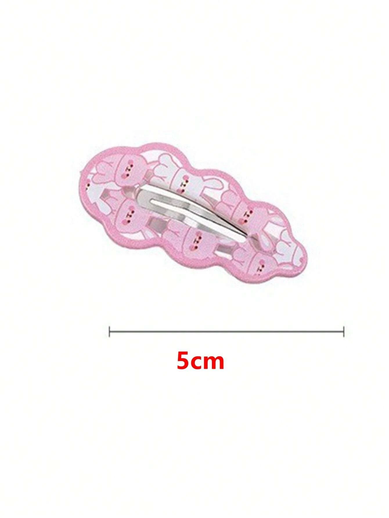 10Pcs Cute Pink Rabbit Hair Clip, Bangs Clip,Side Hair Clip,Hair Accessories,Suitable For Daily Use,School Stuff,Pink Hair Clips