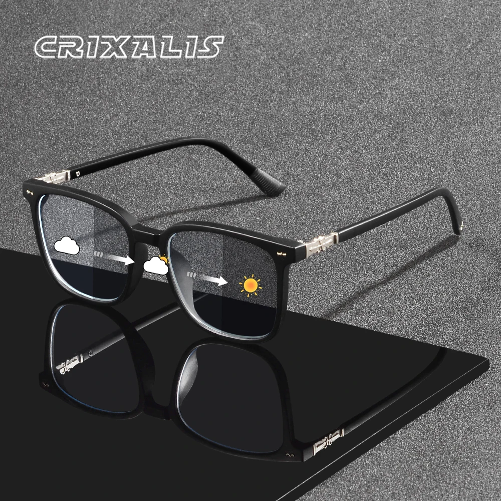 CRIXALIS Photochromic Classic Vintage Sunglasses For Men And Women Fishing Climbing Outdoor Sunshine Sun Glasses Shade UV400