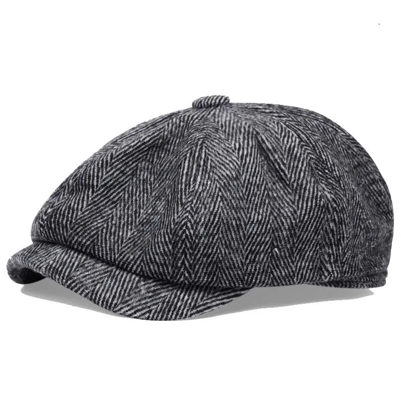Classic Blinders Caps for Men Peaky Hat Newspaper Hat Shelby Same Style Beret Men's Sunshade Hat Suit Accessories Men's Gifts