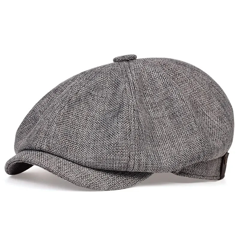 Classic Blinders Caps for Men Peaky Hat Newspaper Hat Shelby Same Style Beret Men's Sunshade Hat Suit Accessories Men's Gifts