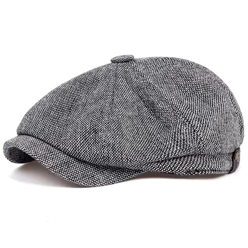 Classic Blinders Caps for Men Peaky Hat Newspaper Hat Shelby Same Style Beret Men's Sunshade Hat Suit Accessories Men's Gifts