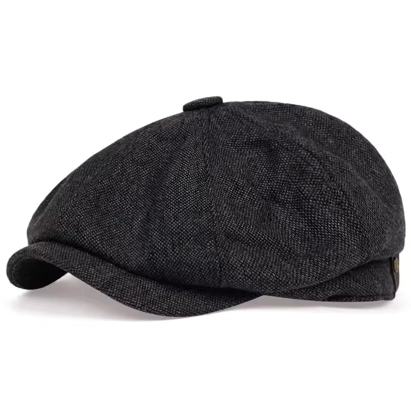 Classic Blinders Caps for Men Peaky Hat Newspaper Hat Shelby Same Style Beret Men's Sunshade Hat Suit Accessories Men's Gifts