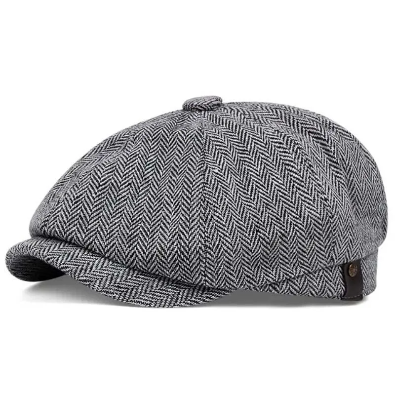 Classic Blinders Caps for Men Peaky Hat Newspaper Hat Shelby Same Style Beret Men's Sunshade Hat Suit Accessories Men's Gifts
