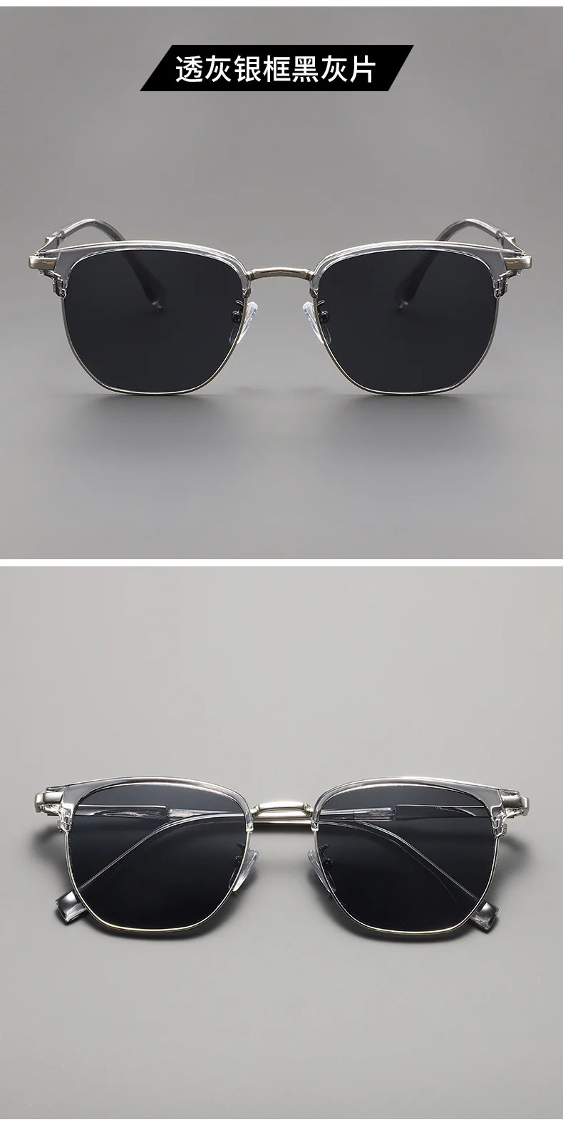 New Vintage Square Sunglasses Women Men Brand Metal Frame Sun Glasses Female Eyewear Sunglasses for Male Female Eyeglasses