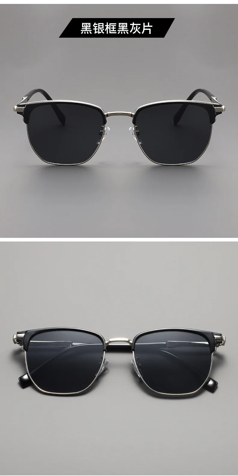 New Vintage Square Sunglasses Women Men Brand Metal Frame Sun Glasses Female Eyewear Sunglasses for Male Female Eyeglasses