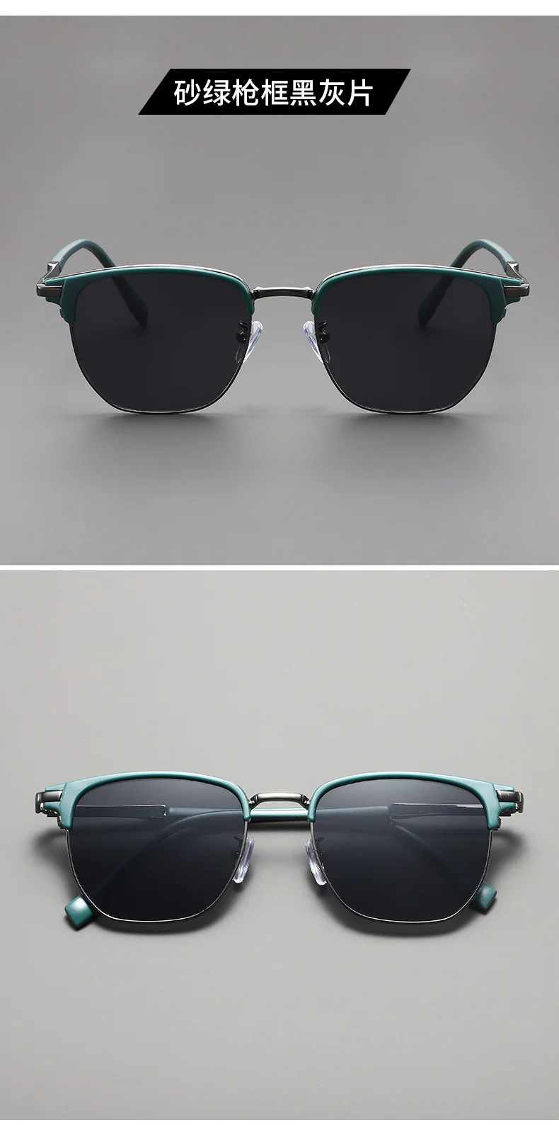 New Vintage Square Sunglasses Women Men Brand Metal Frame Sun Glasses Female Eyewear Sunglasses for Male Female Eyeglasses