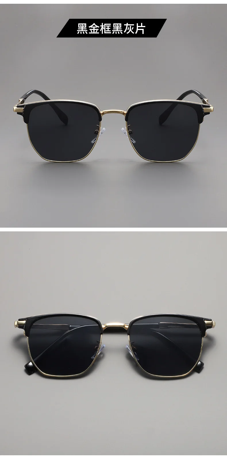 New Vintage Square Sunglasses Women Men Brand Metal Frame Sun Glasses Female Eyewear Sunglasses for Male Female Eyeglasses