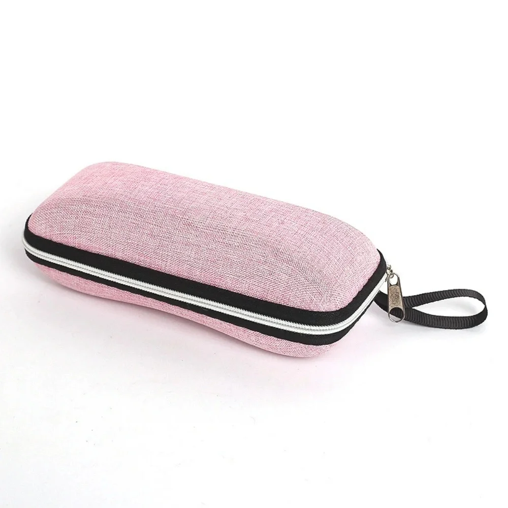 1pc Premium Cool Fresh Glasses Case PU Leather Portable Sunglasses Storage Box Durable Protective Container Eyewear Accessories