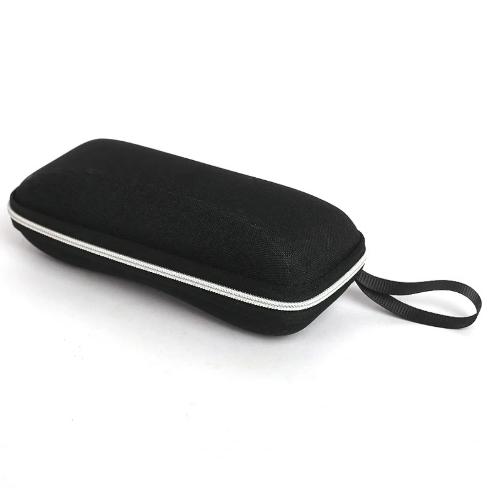 1pc Premium Cool Fresh Glasses Case PU Leather Portable Sunglasses Storage Box Durable Protective Container Eyewear Accessories