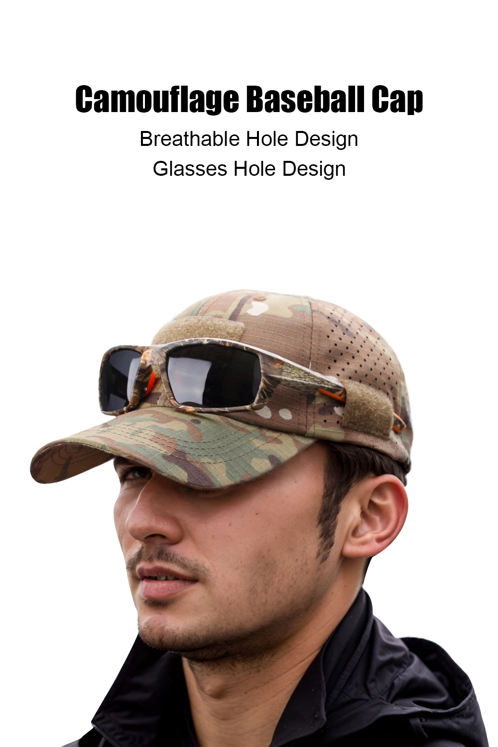 Unisex Camouflage Baseball Cap Adjustable Snapback Hat Comfortable Breathable Fashionable Streetwear for Men And Women
