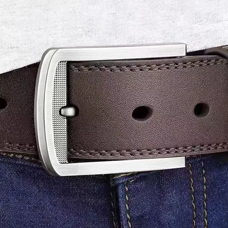 genuine leather luxury brand men's belt, business fashion trend belt, men's jeans decorative belt for men