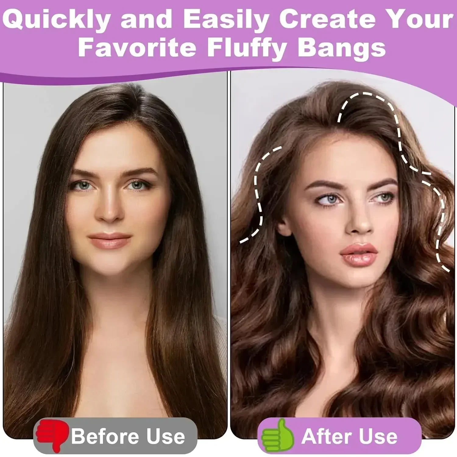 Fluffy Hairpin Curling Bangs Clips Hair Roots Volumizing Hair Clips Women Curling Fixed Shape Clips Fashion Volume Hair Roller