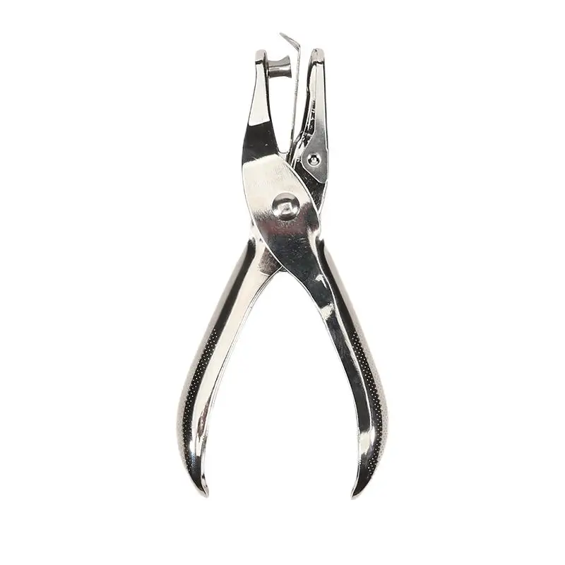 3/6mm Handhold Single Hole Punch Metal Puncher Tool For Scrapbooking Earring Necklace Cards School Stationery Office Supplies