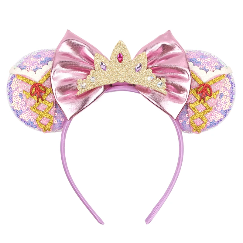 NEW Sullivan Disney Ears Headband Monster Inc Minnie Mouse Hairband Women Cartoon Character Cosplay Hair Accessories Kids Party