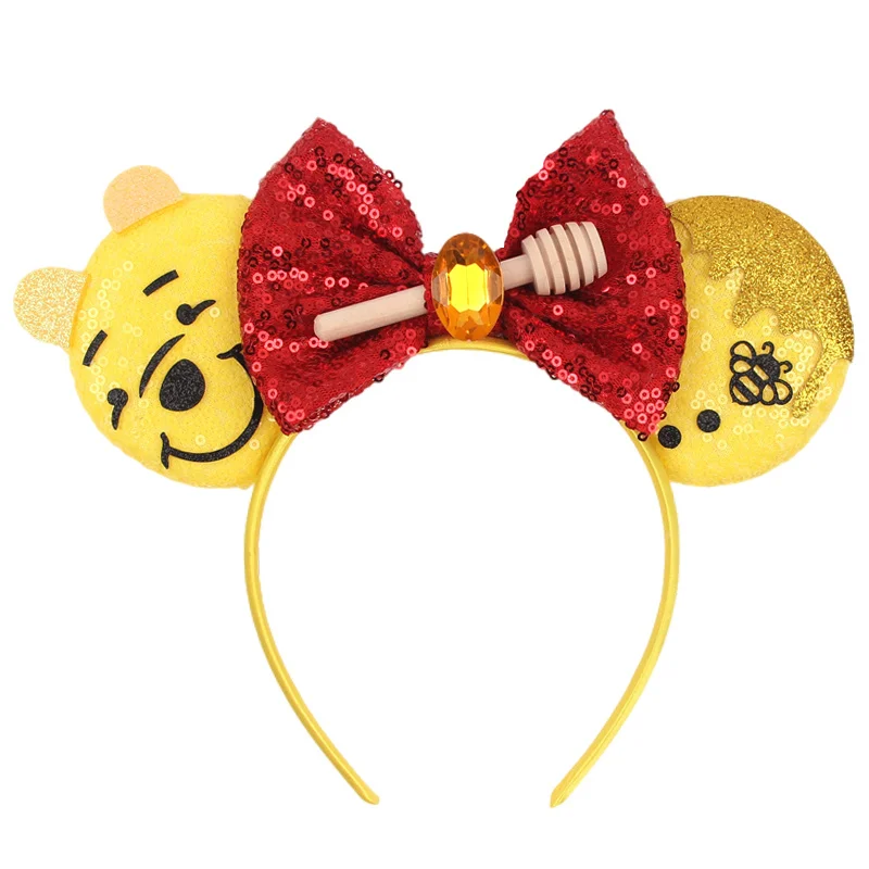 NEW Sullivan Disney Ears Headband Monster Inc Minnie Mouse Hairband Women Cartoon Character Cosplay Hair Accessories Kids Party