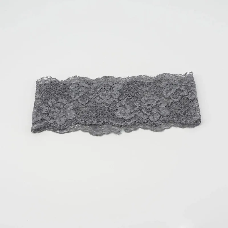Sweet Wide Lace Hair Band Girls Hollow Lace Elastic Headwrap Hair Accessories Women Fashion Hollow Wide Headwear Hair Hoop