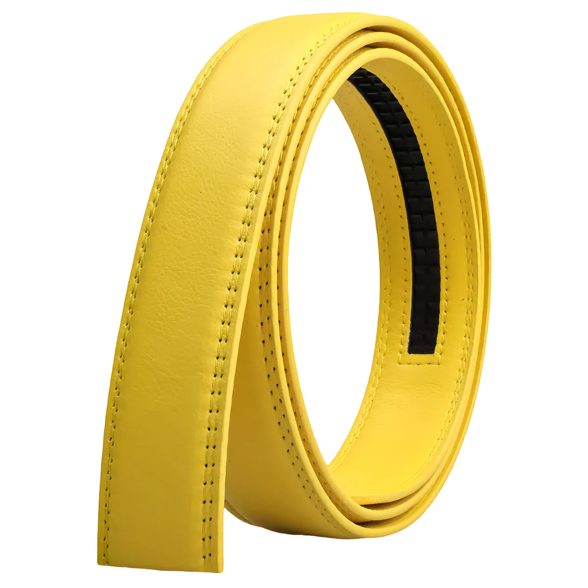 Men's Automatic Buckle Belts No Buckle Belt Brand Belt Men High Quality Male Genuine Strap Jeans Belt 3.5cm Belts