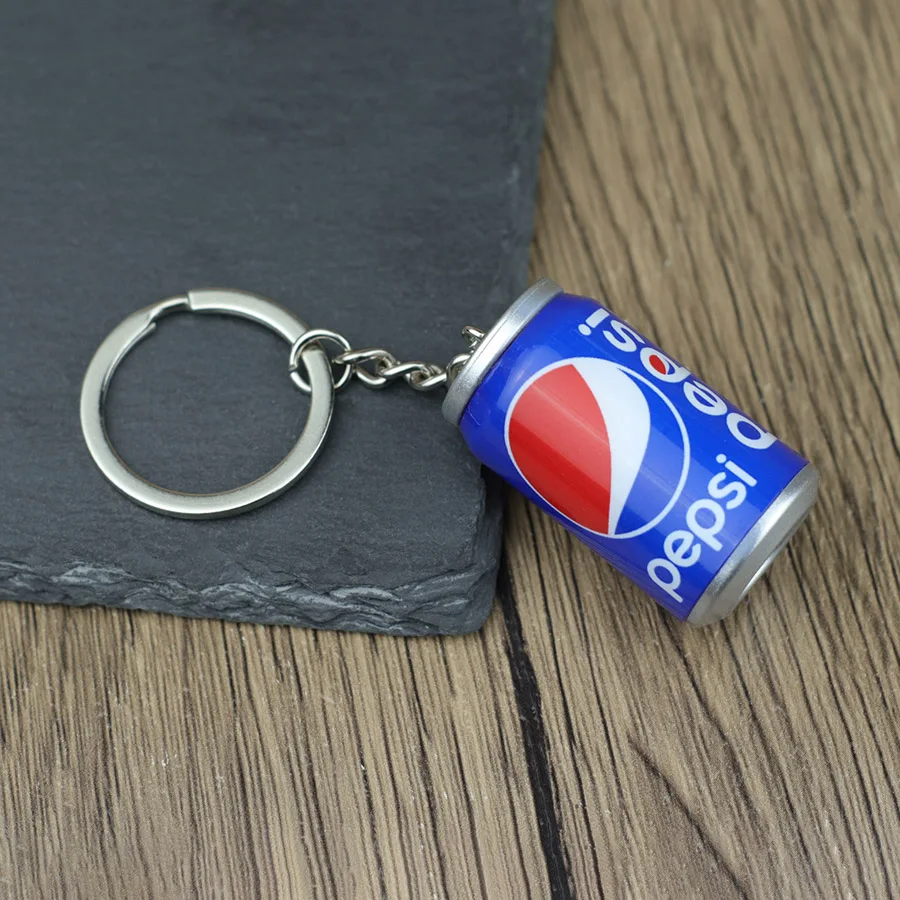 Creative Beverage Bottle Keychain Apparel Accessories Unisex 5 Styles Miniature Cool Hanging Trinket Party Friends Gift Keyring