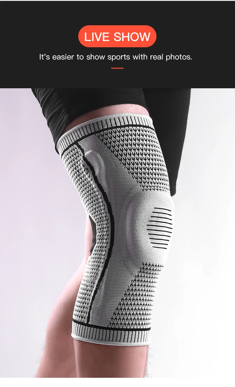 Double Compression Knee Sleeve Support for Knee Pain Sports Running Gym Joint Pain Relief Meniscus Tear Injury Recovery