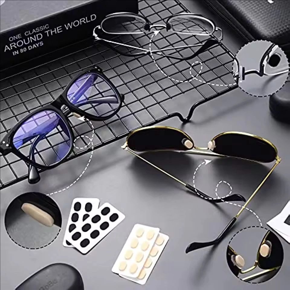 16/32 PCS OOLVS Soft Foam Nose Pads Self Adhesive Non-Slip Eyeglass Nose Pads, Thin Nosepads for Eyeglasses Sunglasses Glasses