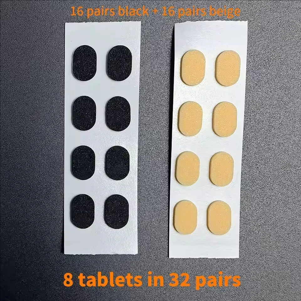 16/32 PCS OOLVS Soft Foam Nose Pads Self Adhesive Non-Slip Eyeglass Nose Pads, Thin Nosepads for Eyeglasses Sunglasses Glasses