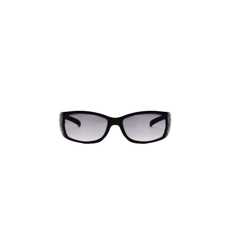 New Printed Diamond Studded Retro Cat Eye Women's Sunglasses Personalized And Trendy Outdoor Sun Protection Sunglasses