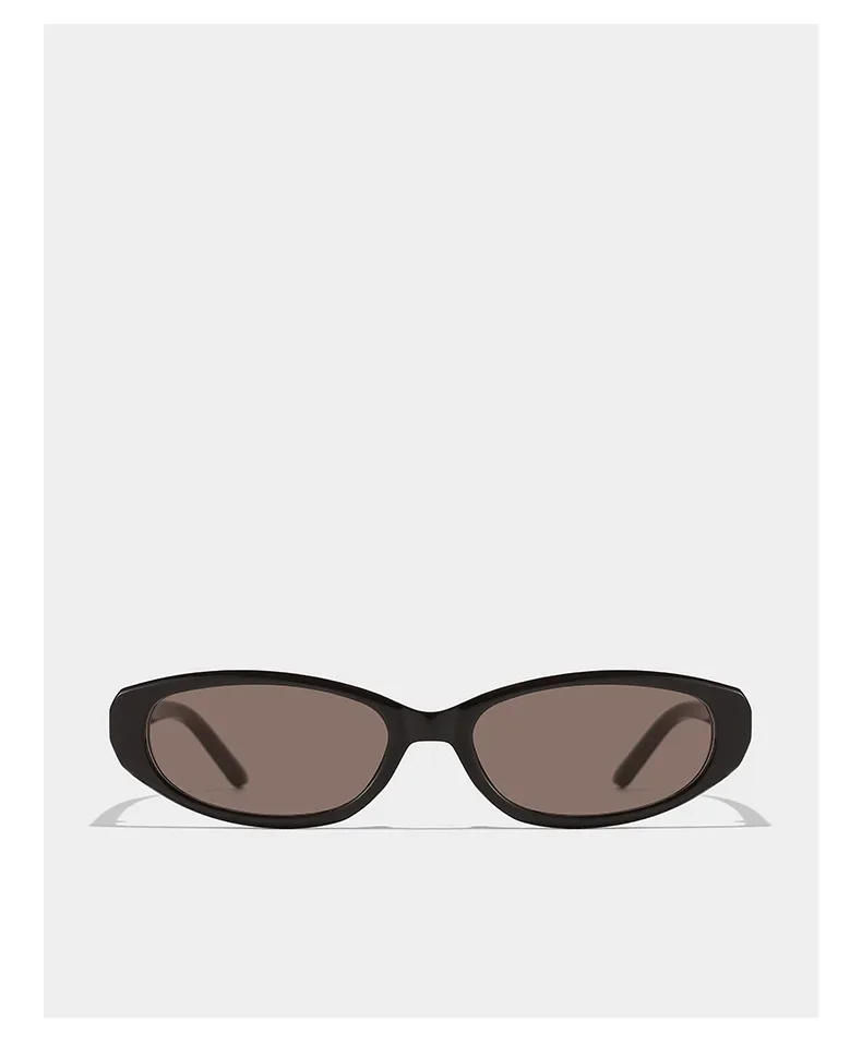 Brand Design Star Small Oval Sunglasses for Women Men Y2k Narrow Rectangle Sun Glasses Vintage Hip Hop Outdoor Sports Shades