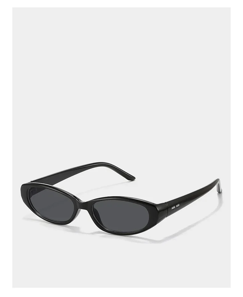 Brand Design Star Small Oval Sunglasses for Women Men Y2k Narrow Rectangle Sun Glasses Vintage Hip Hop Outdoor Sports Shades