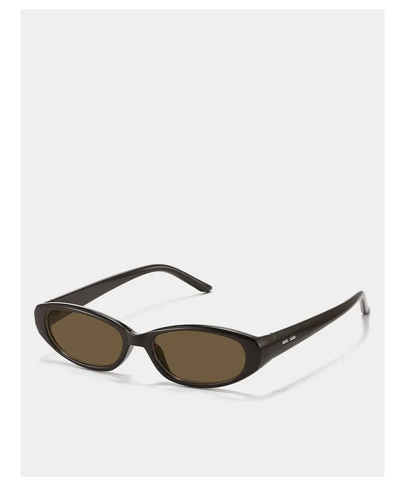 Brand Design Star Small Oval Sunglasses for Women Men Y2k Narrow Rectangle Sun Glasses Vintage Hip Hop Outdoor Sports Shades
