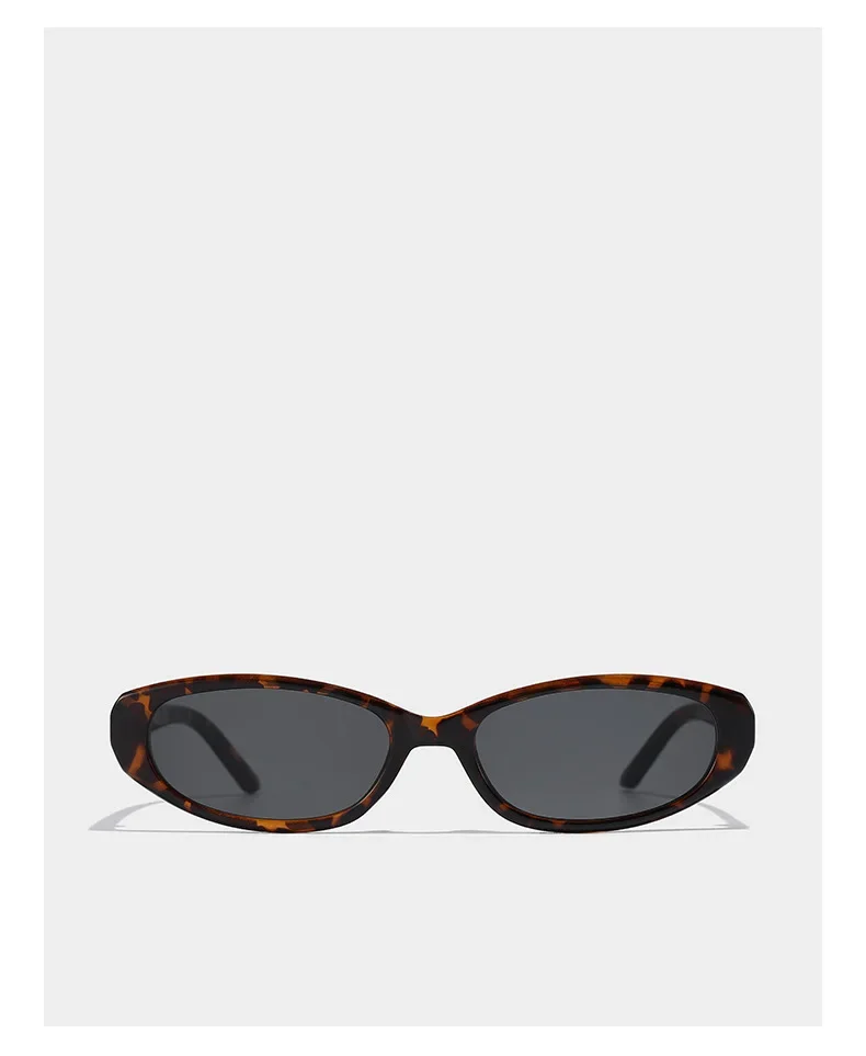 Brand Design Star Small Oval Sunglasses for Women Men Y2k Narrow Rectangle Sun Glasses Vintage Hip Hop Outdoor Sports Shades