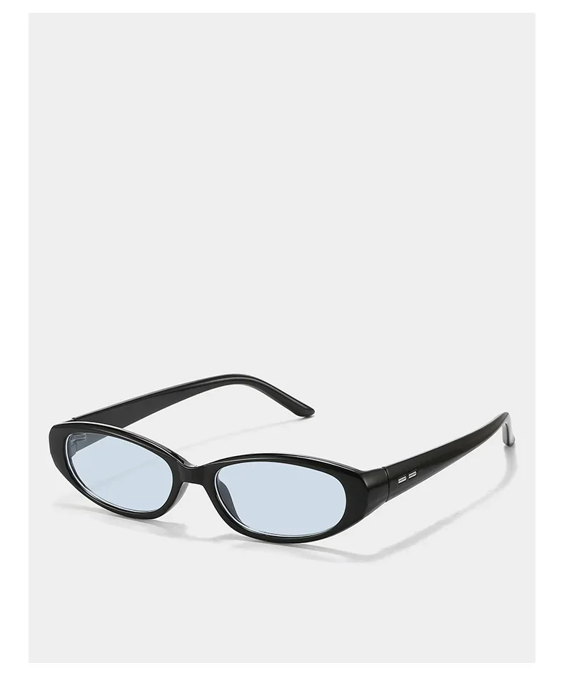 Brand Design Star Small Oval Sunglasses for Women Men Y2k Narrow Rectangle Sun Glasses Vintage Hip Hop Outdoor Sports Shades