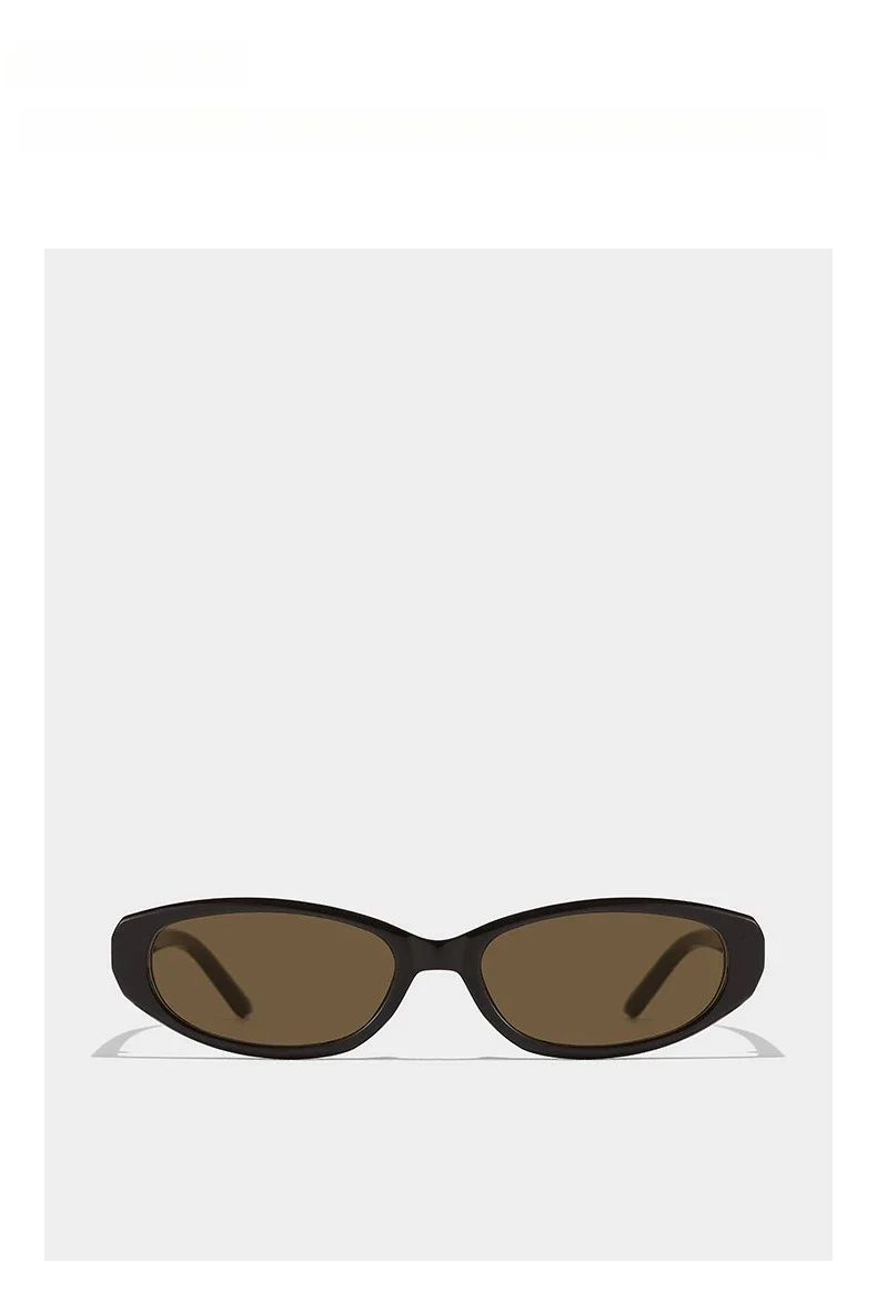 Brand Design Star Small Oval Sunglasses for Women Men Y2k Narrow Rectangle Sun Glasses Vintage Hip Hop Outdoor Sports Shades