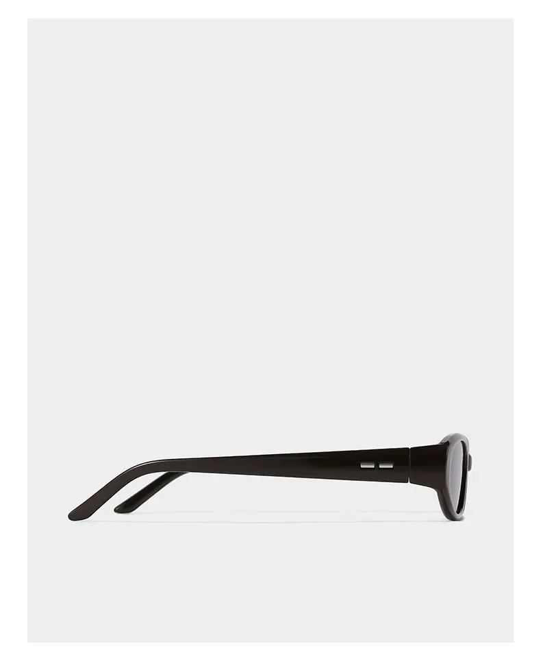 Brand Design Star Small Oval Sunglasses for Women Men Y2k Narrow Rectangle Sun Glasses Vintage Hip Hop Outdoor Sports Shades