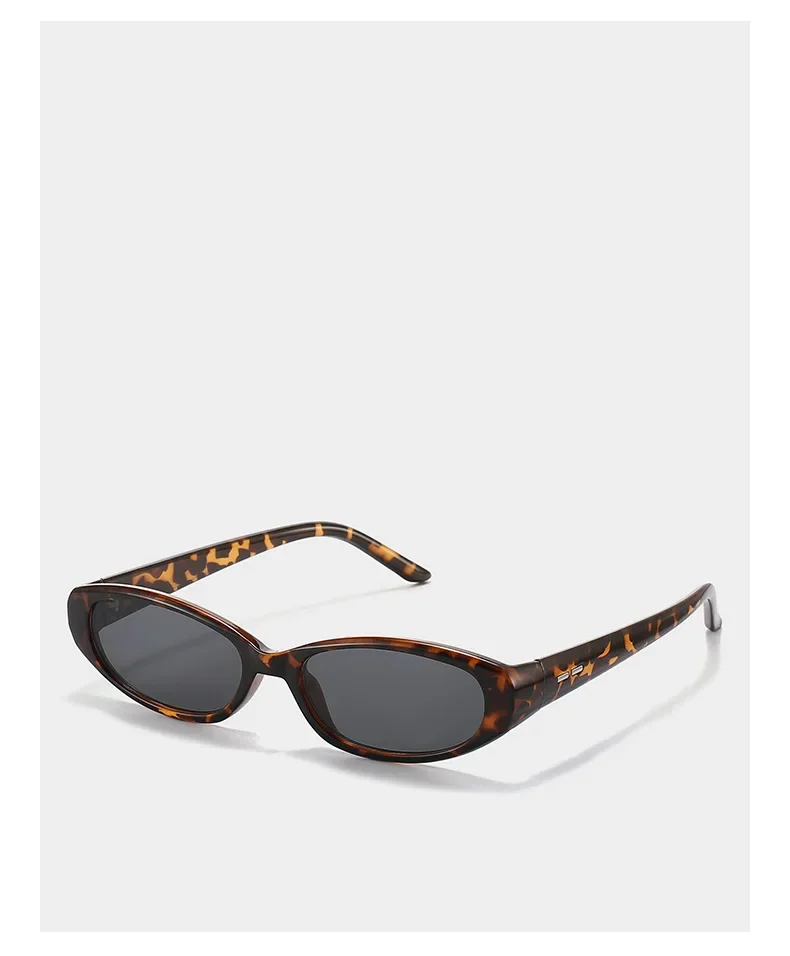 Brand Design Star Small Oval Sunglasses for Women Men Y2k Narrow Rectangle Sun Glasses Vintage Hip Hop Outdoor Sports Shades