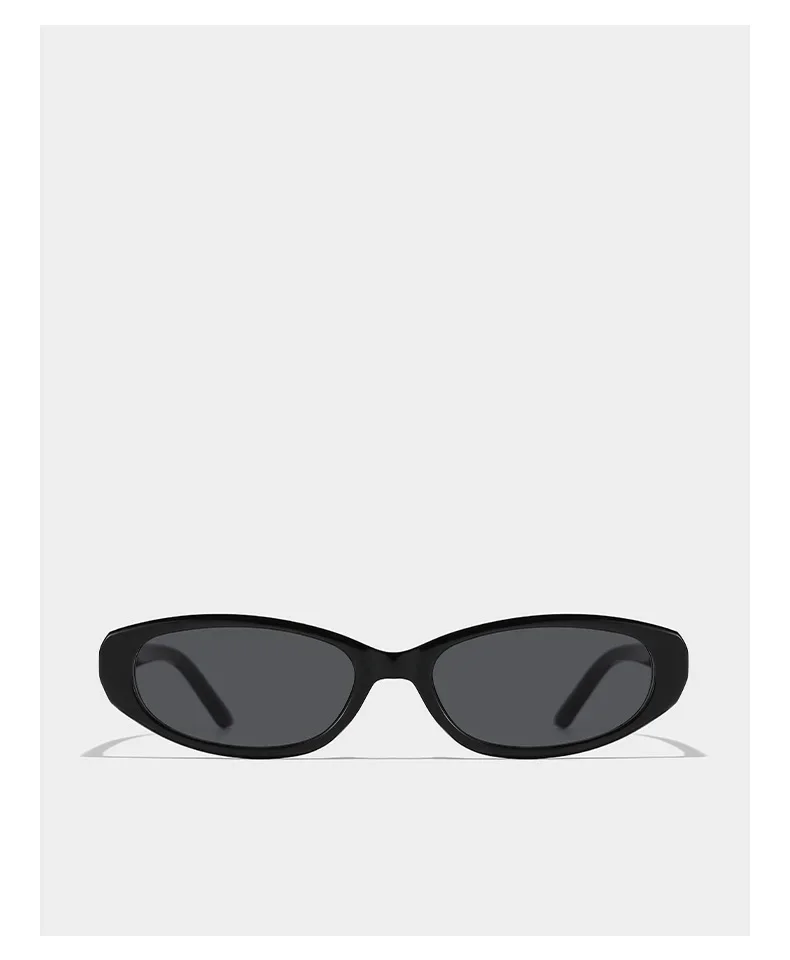 Brand Design Star Small Oval Sunglasses for Women Men Y2k Narrow Rectangle Sun Glasses Vintage Hip Hop Outdoor Sports Shades