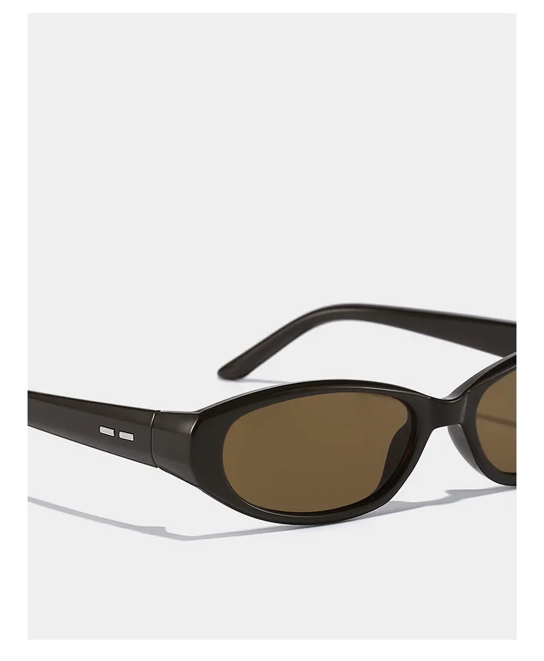 Brand Design Star Small Oval Sunglasses for Women Men Y2k Narrow Rectangle Sun Glasses Vintage Hip Hop Outdoor Sports Shades