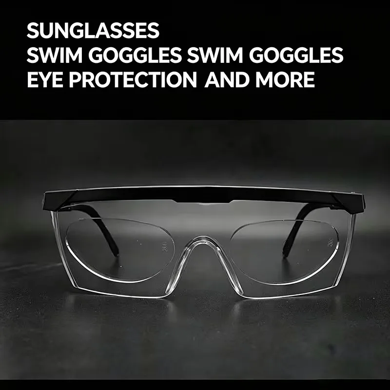 2026 Silicone Stick-on Myopic Lenses Portable Nearsighted Patch Adhesive Sunglasses Swimming Glasses Sports Protective Glasses